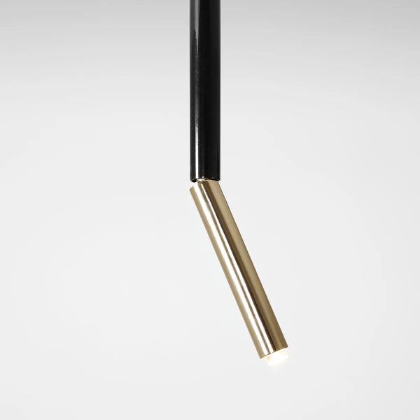 Труба Black spot 54см, стельовий світильник модерн 1xG9, Aldex (стік) 1067PL/G1M
