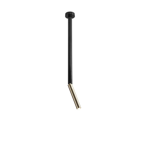 Труба Black spot 54см, стельовий світильник модерн 1xG9, Aldex (стік) 1067PL/G1M