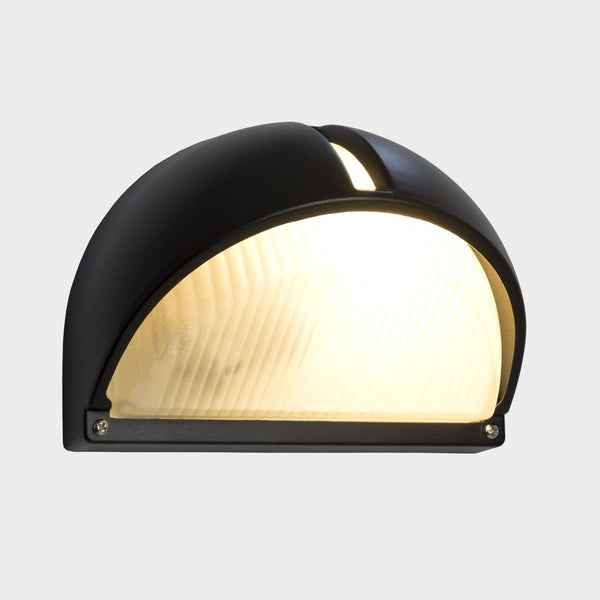 Світильник зовнішнього освітлення чорний Willy - SU-MA, фасадний / садовий світильник (1xE27)
