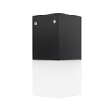 Зовнішній стельовий садовий світильник (графіт/чорний/сірий) (22 см 1x E27) SU-MA (cube max)
