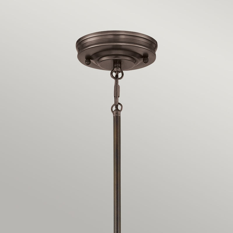 Підвісний світильник Emery brown (палладіанська бронза) - Quoizel, 20см, 1xE27