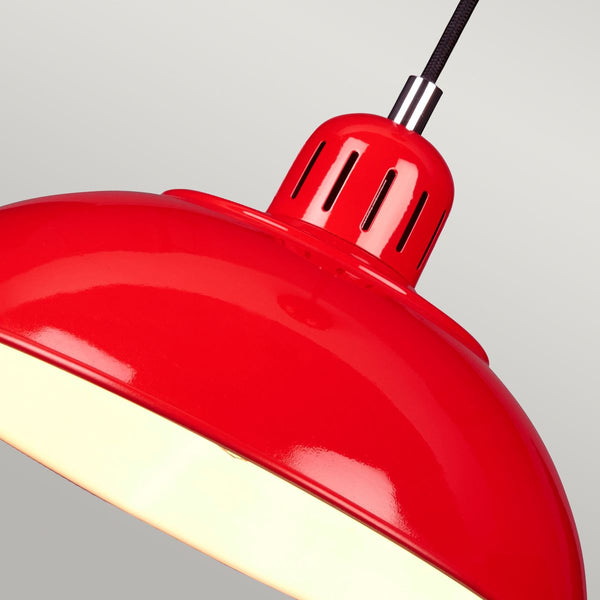 Підвісний світильник Red Franklin в стилі лофт / ретро - Elstead (1xE27)