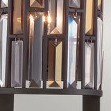 Настінний світильник Gemma з кристалами - Хінклі (вінтажний коричневий, бурштин, кристали) 20x65см / 2xE14