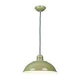 Світло-зелений вінтаж / лофт світильник Franklin - Elstead, підвісний світильник для кухні (1xE27)