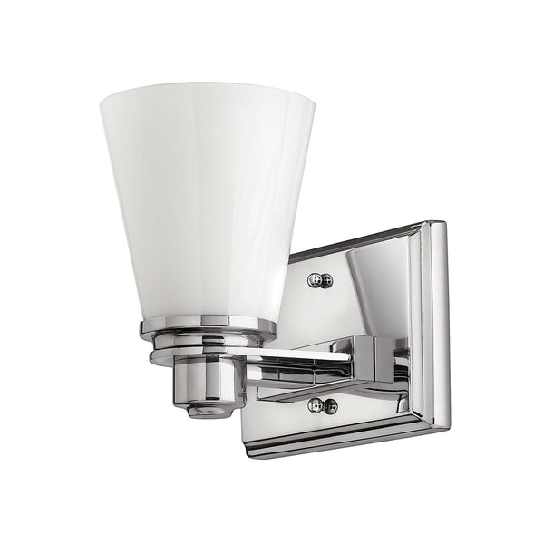 Настінний світильник для ванної Avon (скло, полірований хром, G9 1x4W) настінний світильник для ванної 3000K - Hinkley
