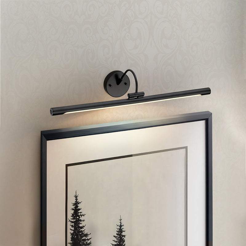 Світлодіодний світильник бра (чорний 67/39см) над дзеркалом для вітальні спальні Elstead (Alton)