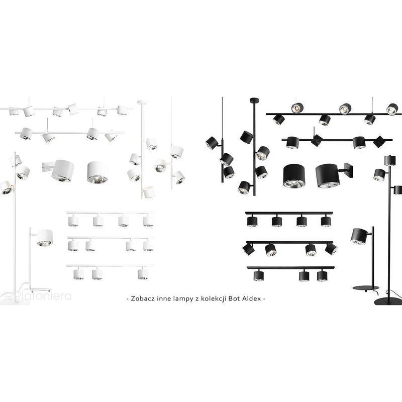 Білий світильник - стельовий спот (регульований, регульований 4xAR111) Aldex (Bot) 1046PL-L2