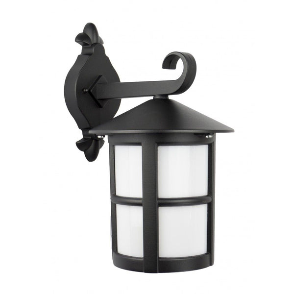 Садовий ліхтар, вуличний світильник чорний (нижні бра 1x E27) SU-MA (Cordoba)