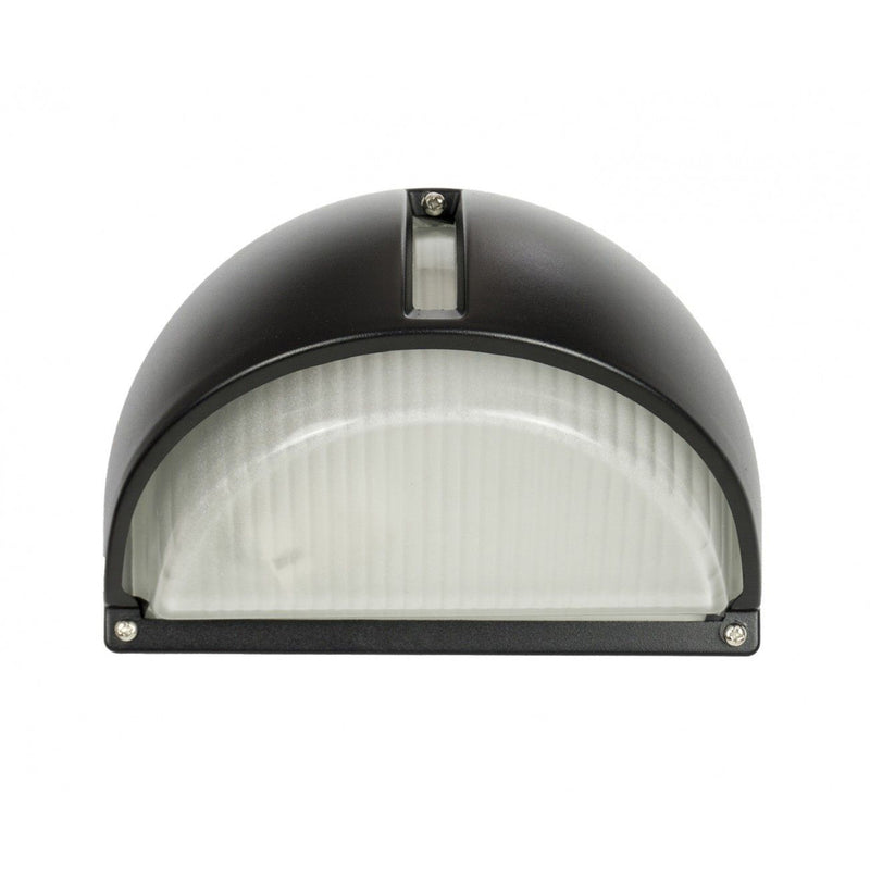 Світильник зовнішнього освітлення чорний Willy - SU-MA, фасадний / садовий світильник (1xE27)