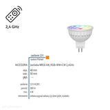 Розумна лампочка MR16 4W, RGB+WW+CW 2.4GHz - АКСЕСУАРИ світлодіодної системи 12V Polned (8814402)