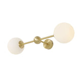 Настінний світильник Glamour White Pearl 2 Brass S - Aldex (1113D40) 59см