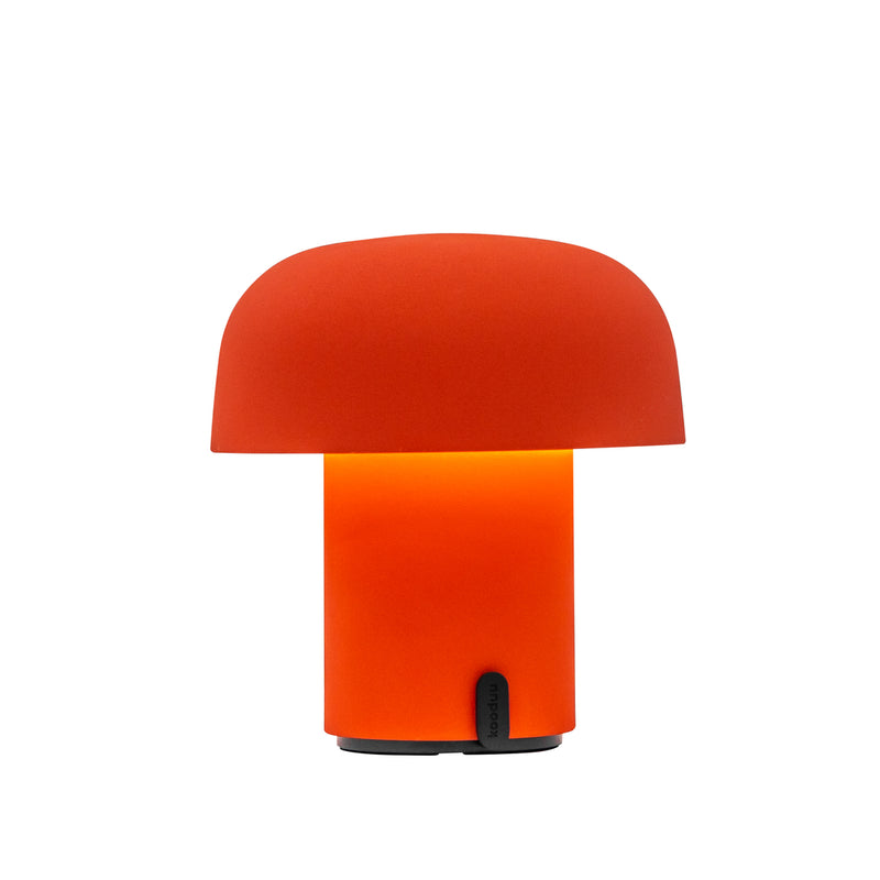 Kooduu - Pomarańczowa przenośna lampa stołowa Sensa Orange z regulacją jasności