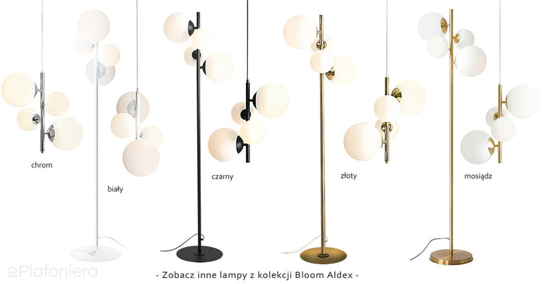 Торшер Bloom Floor Brass, латунь - Aldex, 1091A40 (2xE14/2xE27)