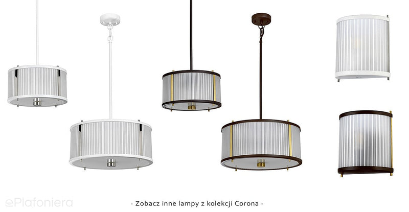 Регульована підвісна лампа, Elstead Lighting (Corona 2 p) - музейна бронза / 2xE27 або 3xE27