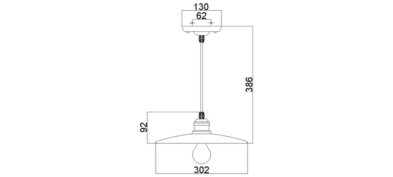 Світильник промисловий підвісний 30см (зоряно-коричневий (1xE27) для кухні-вітальні, Feiss (Urban)
