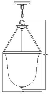 Античний нікель - підвісний світильник, люстра (бульбашки повітря) для кухні вітальні (3xE14) Хінклі (Дакота)