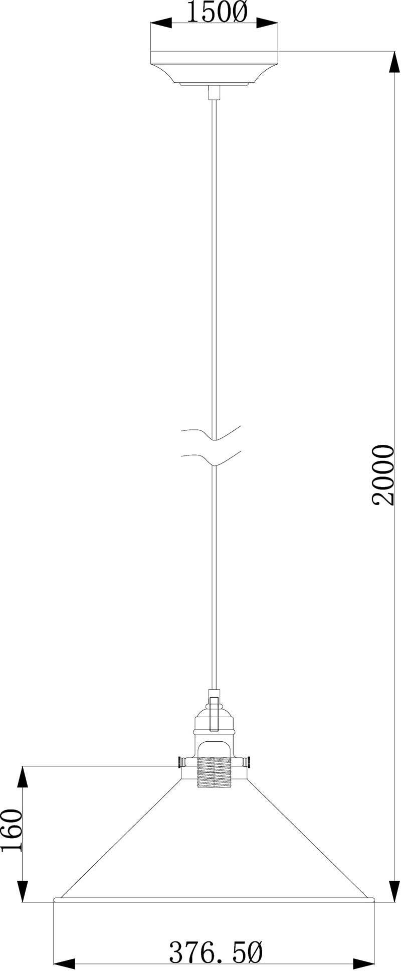 Латунний підвісний світильник Прованс - Elstead (стара латунь, 37см, 1xE27)
