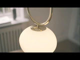 Фігури 27 | Підвісний світильник з латунної кулі в стилі арт-деко | Дизайн для людей