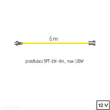 Подовжувач 6м SPT-1W (IP 44) - АКСЕСУАРИ системи 12V LED Polned (6005011)