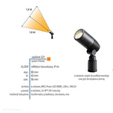 Прожектор спрямований вуличний садовий IP 44 (2W, 3000K) (12V LED система) Вільха