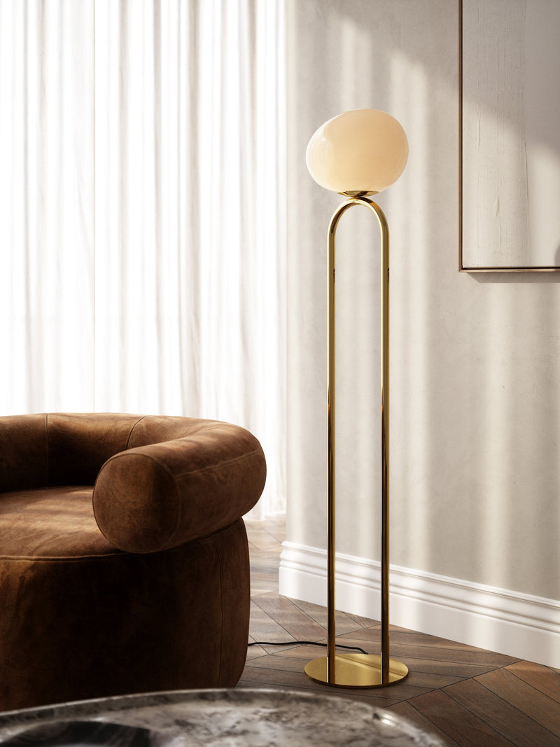 Shapes | Floor Lamp | Brass, Design For The People - ePlafoniera.pl