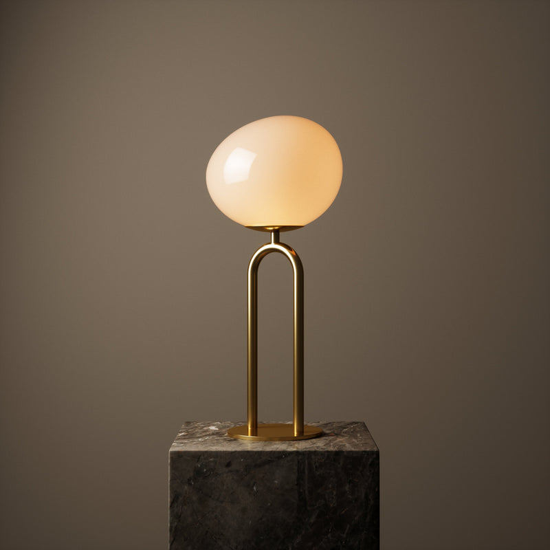 Shapes | Table Lamp | Brass, Design For The People - ePlafoniera.pl