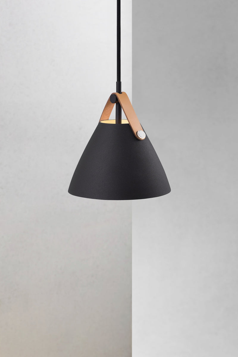 Strap 16 | Pendant | Black, Design For The People - ePlafoniera.pl