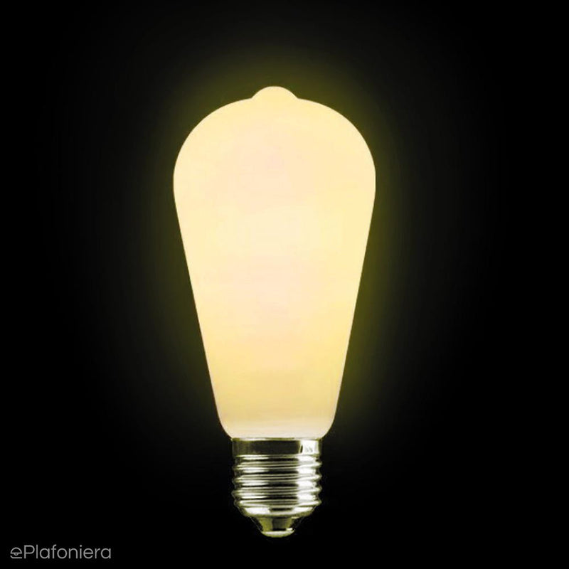 E27 LED лампа Filament молочний (Edison ST64, 6.5W/4W) (730lm/470lm, 2700K) Osram/OSRPARL8512