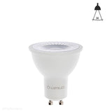 GU10 LED лампа прозора, 36° (6W = 60W) (580lm, 4000K/6000K/3000K) Lumiled/LEDZARMI011D