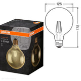 E27 нитяна світлодіодна лампа (Globe G125, 7W/4W/2.5W) (725lm/420lm/225lm, 2500K) Osram/OSRVIN0008