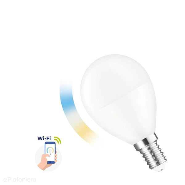 Лампа Smart WiFi Dimmable LED E14 (кулька 5W=36W) (420lm, 3000K-6500K, CCT) WOJSMA0020