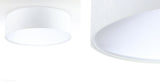 Велюровий плафон - білий плафон для вітальні, спальні, 2xE27 (090-060), ручна робота