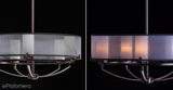 Розкішний настінний світильник (олово, органза) для спальні, вітальні, їдальні (G9 1x4W) Kichler (Saldana)