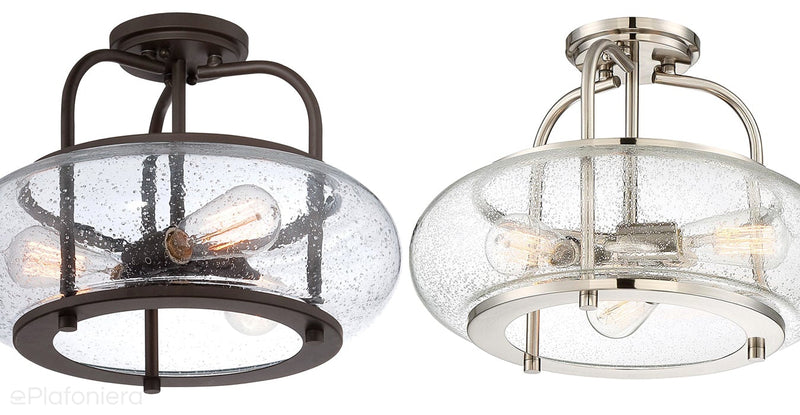 Світильник Trilogy скляний, Quoizel - світильник для кухні та вітальні