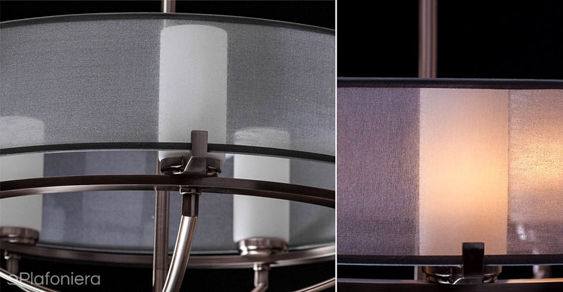 Розкішний настінний світильник (олово, органза) для спальні, вітальні, їдальні (G9 1x4W) Kichler (Saldana)