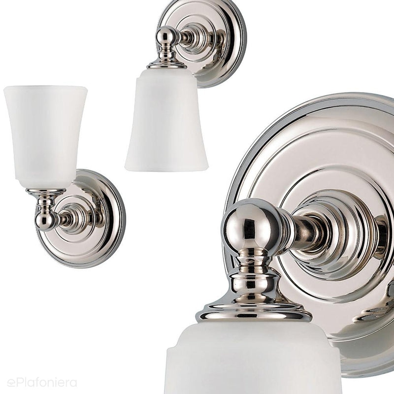 Світильник для ванної (молочне скло, хром) світильник для ванної (G9 1x4W) Feiss (Huguenot)