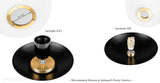 Kuul M3-K чорний підвісний світильник на колесі - плафон мікс, абажур 20см та 2х15см Ummo