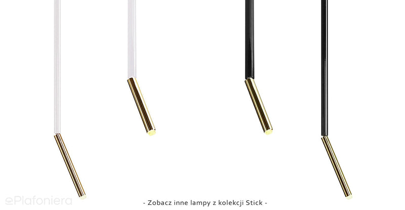 Труба Black spot 81см, стельовий світильник модерн 1xG9, Aldex (стік)1067PL/G1L