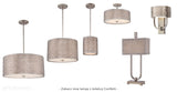 Декоративний підвісний світильник Confetti зі сріблом - Quoizel (20см, 1xE27)