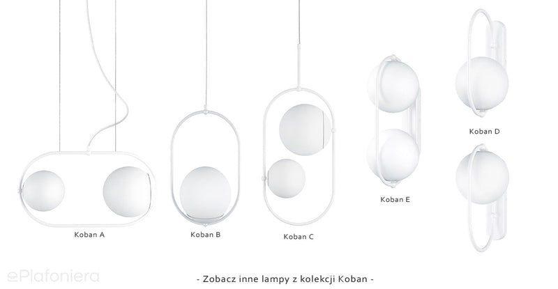 Koban A - чорний стельовий підвісний світильник для вітальні та спальні Ummo