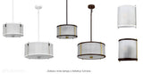 Регульована підвісна лампа, Elstead Lighting (Corona 2 p) - музейна бронза / 2xE27 або 3xE27