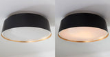 Чорний стельовий світильник з хорошою підсвічуванням метал для кухні вітальні 3хЕ14 Фейс (Ашер)