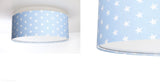 Велюровий стельовий світильник із зірками - плафон для вітальні, спальні, 2xE27 (090-110), ручна робота