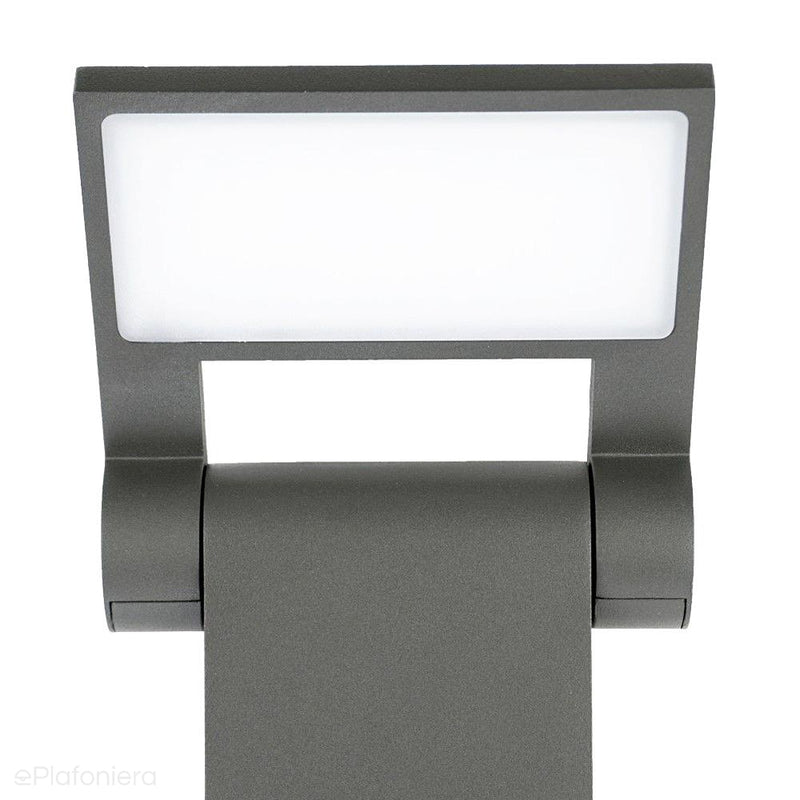 Сучасний графітовий LED садовий світильник 9,5 Вт - зовнішня опора 60/100 см, SU-MA (Neo)