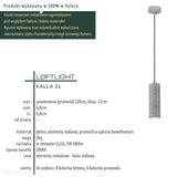 Підвісний світильник бетонний (21см) - сучасний індустріальний, для вітальні, спальні, кухні (GU10, 5W) (Kalla 21) Лофтлайт