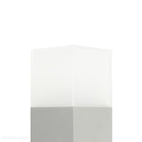Настінний світильник - вуличний настінний садовий світильник (графіт/чорний/сірий) (20,5 см 1x E27) SU-MA (куб)