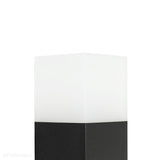 Настінний світильник - вуличний настінний садовий світильник (графіт/чорний/сірий) (20,5 см 1x E27) SU-MA (куб)