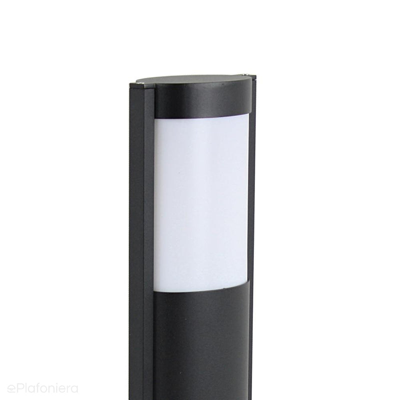 Стійка 65/92 см - вуличний садовий світильник (чорний/сірий) (1x E27) SU-MA (Elis)