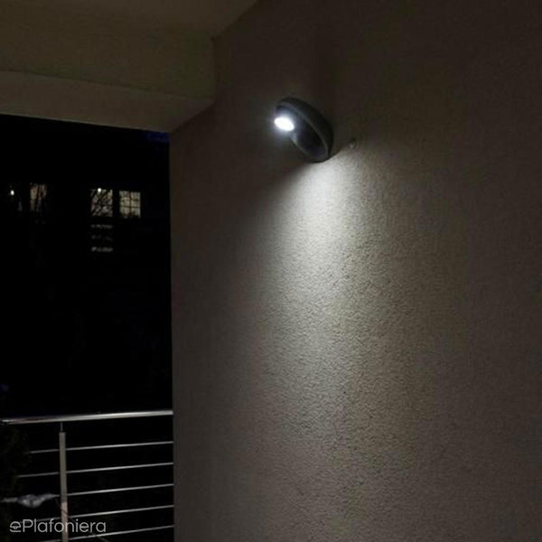 Регульований настінний світильник - вуличний алюмінієвий настінний світильник (LED 9W, 345lm) SU-MA (Eggo)