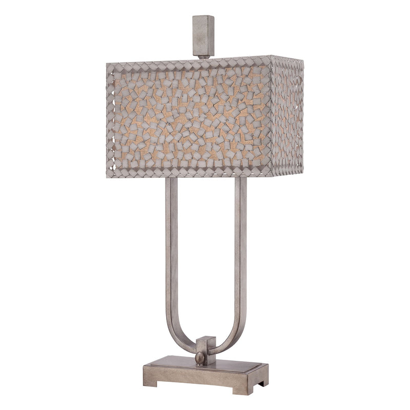 Декоративна настільна лампа (висота 74см) для вітальні, спальні (2xE27) Quoizel (Confetti)